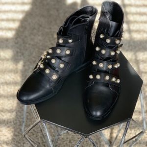 Zara Pearl Booties
